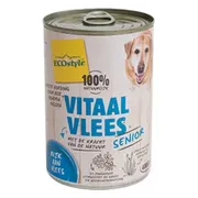 6x Vitalstyle Hondenvoer Blik Senior 400 gr