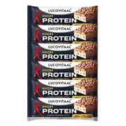 6x Lucovitaal Protein High Reep Crunchy Amandel Toffee 64 gr