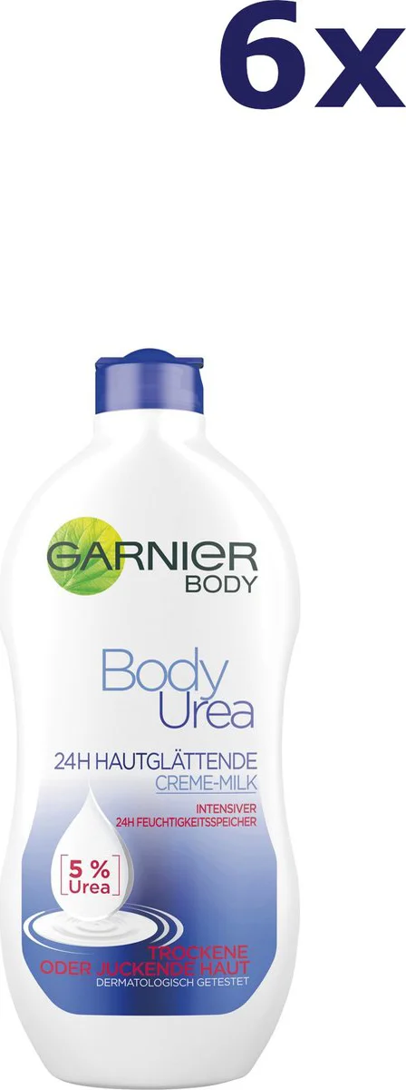 6x Garnier Body Urea Gladmakende Bodylotion 400 ml