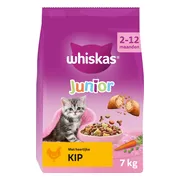 Whiskas Junior Kattenbrokken Kip 7 kg