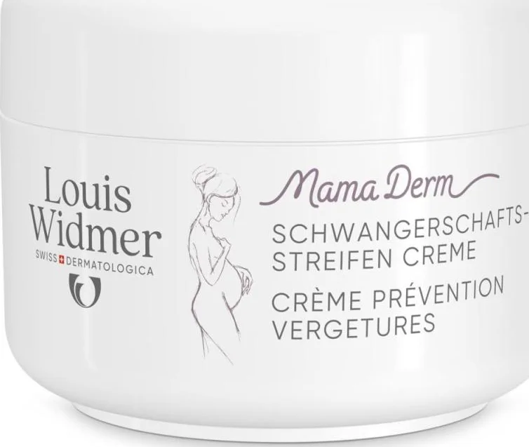Louis Widmer MamaDerm Crème tegen Striemen Licht Geparfumeerd 250ml