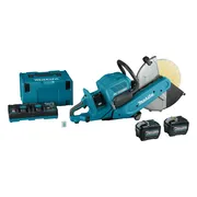 Makita CE002GL204X Accu Doorslijper 355mm 2 x AWS XGT 40V Max 8.0Ah (2st.)