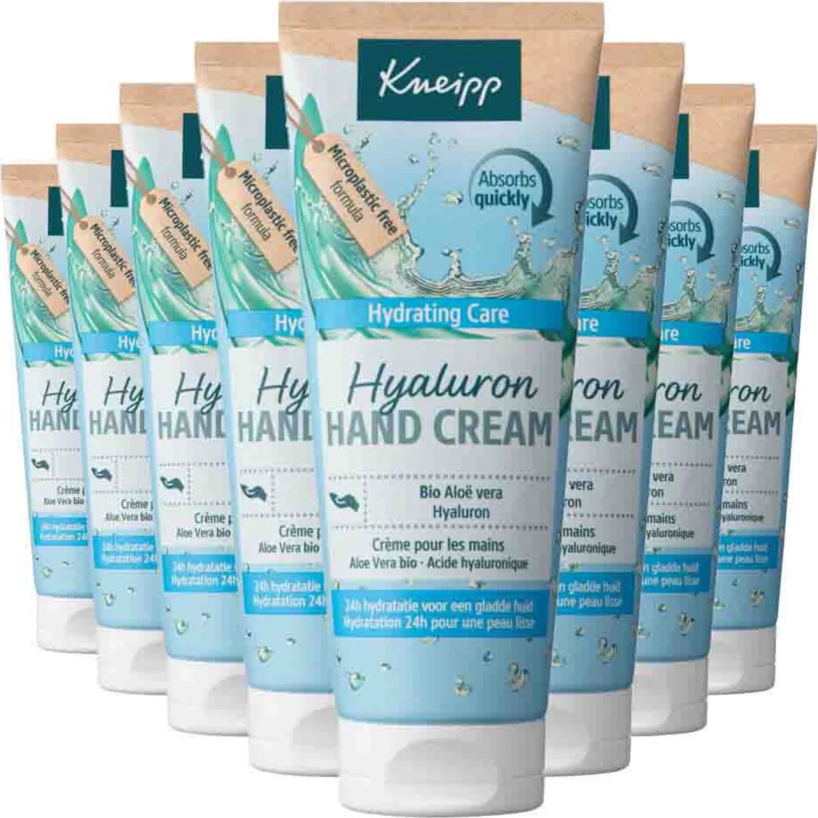 8x Kneipp Handcrème Hyaluron 75 ml