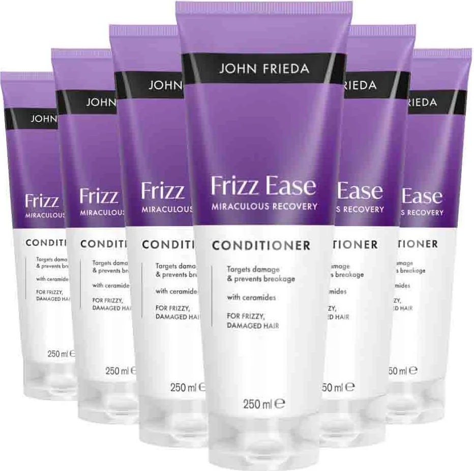 6x John Frieda Frizz Ease Conditioner 250 ml
