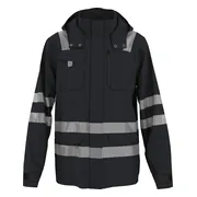 PARKSIDE PERFORMANCE Heren softshell jas, reflecterend (Zwart, S)