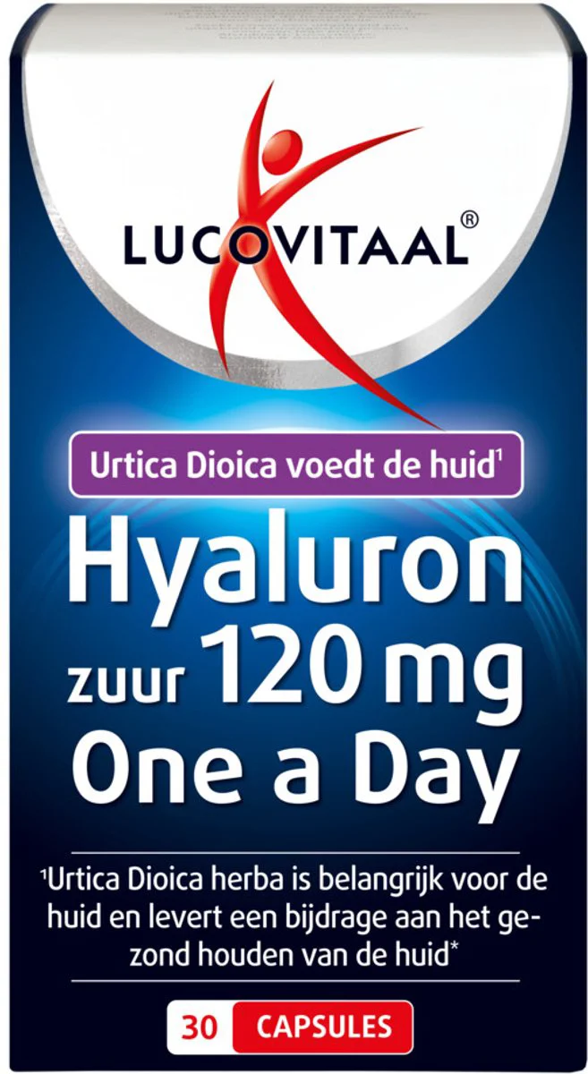Lucovitaal Hyaluronzuur 120mg One A Day 30 capsules
