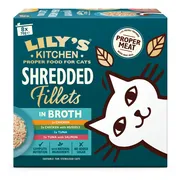 3x Lily's Kitchen Kattenvoer Nat Shredded Fillets Multipack 8x70 gr