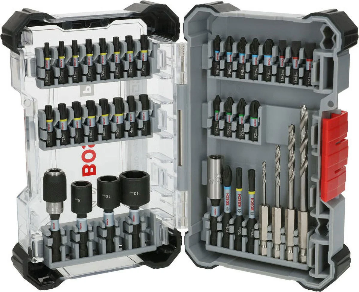 Bosch Professional PRO Impact Wood Boor-/bitset 40-delig - 2608521U87