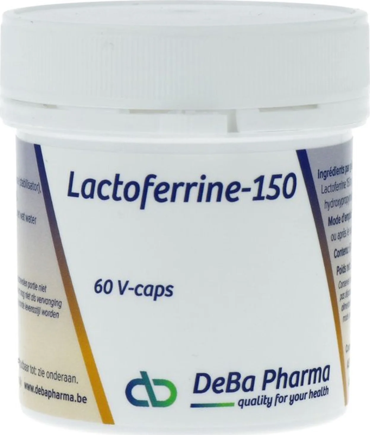 DeBa Pharma Lactoferrine 150mg Capsules 60VCP