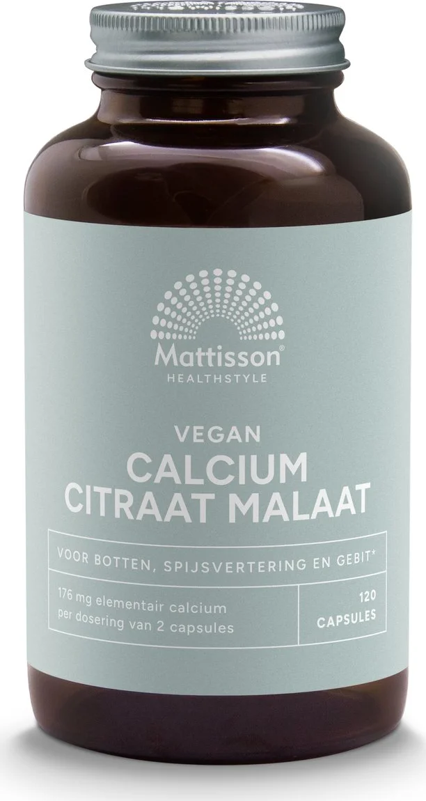 Mattisson HealthStyle Calcium Citraat Malaat Capsules 120CP