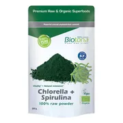 Biotona Chlorella + Spirulina Powder Raw 200GR