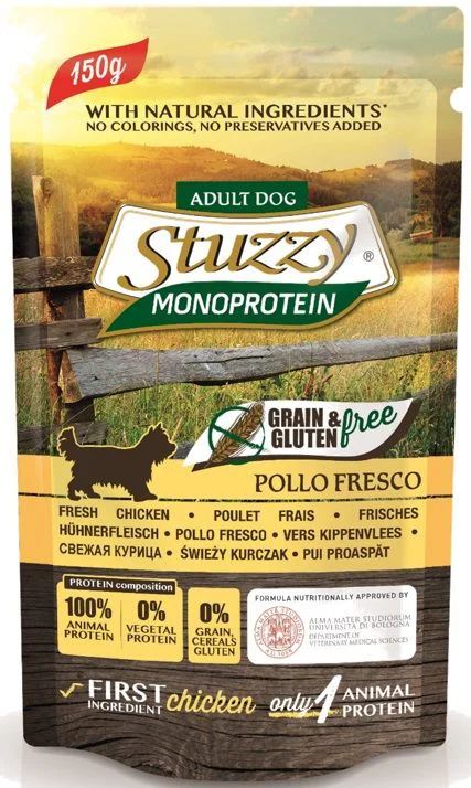 Stuzzy Hondenvoer Monoprotein Graanvrij Kip 150 gr