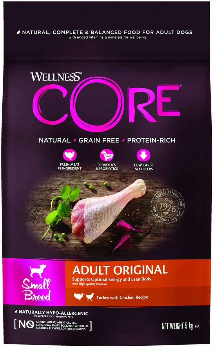 Wellness Core Hondenvoer Small Original Kalkoen 5 kg