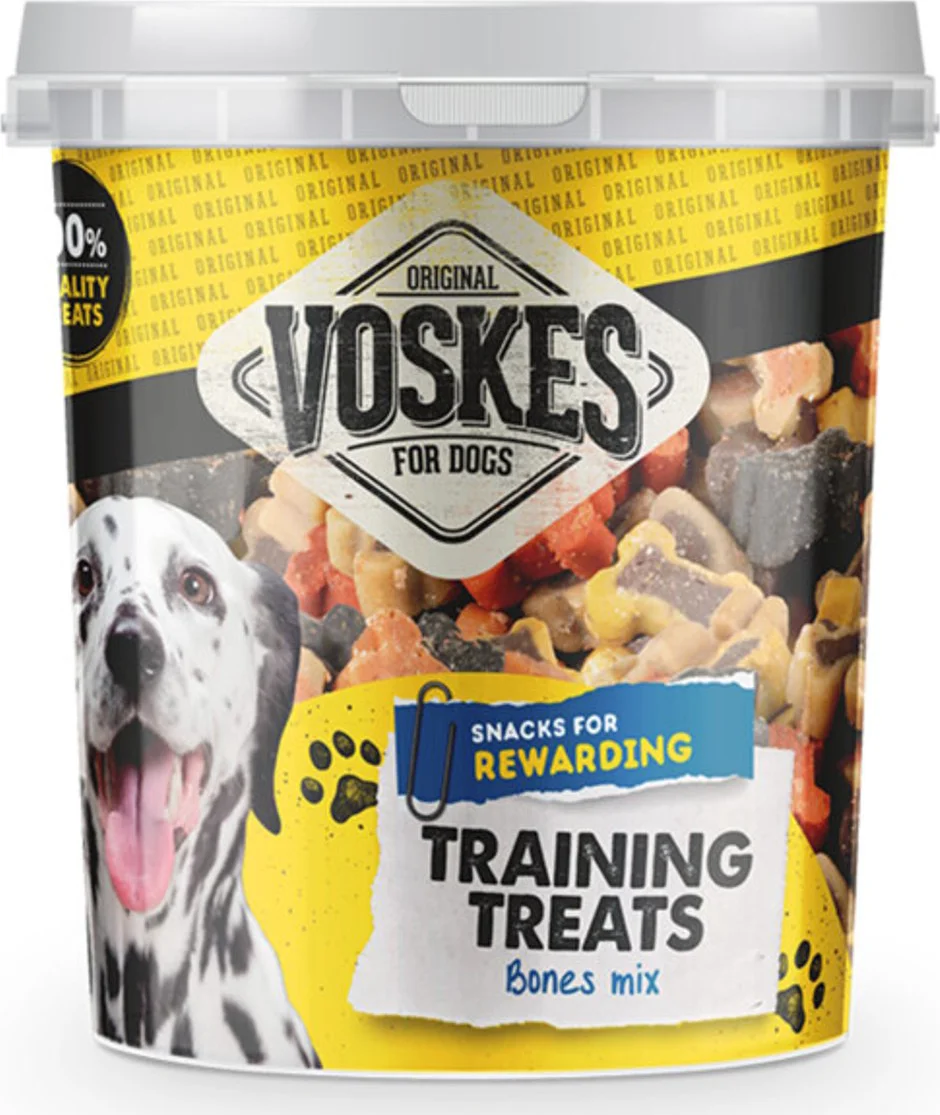 12x Voskes Hondensnack Training Mix Pot 500 gr