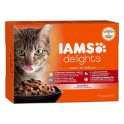 IAMS Delights Land - Sea 12 x 85 gr