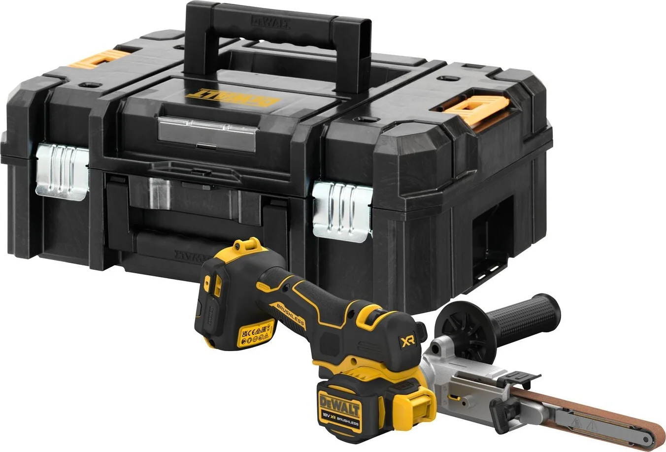 DeWALT DCM200NT Accu stripschuurmachine 13mm 18V XR Basic Body in TSTAK