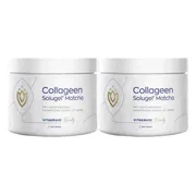 2x Vitakruid Collageen SunMatcha Solugel Poeder 150 gr