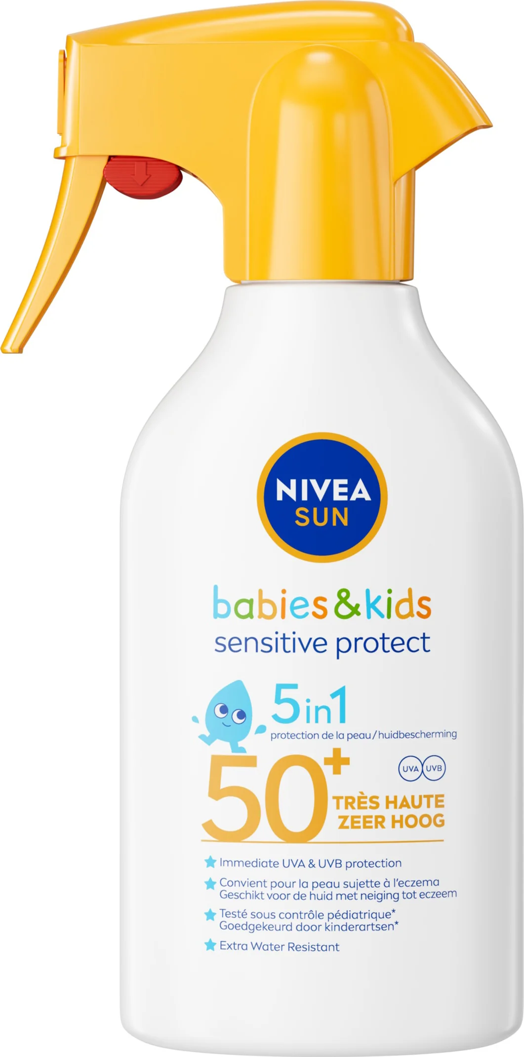 NIVEA Sun Zonnebrand Babies & Kids Sensitive Protect SPF 50+ 250 ml