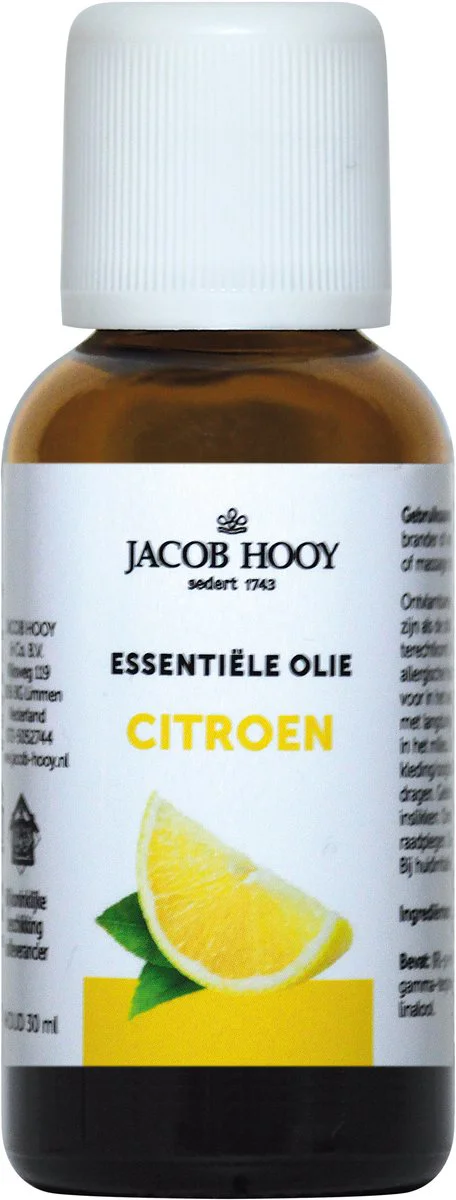 Jacob Hooy Essentiële Olie Citroen 30ML