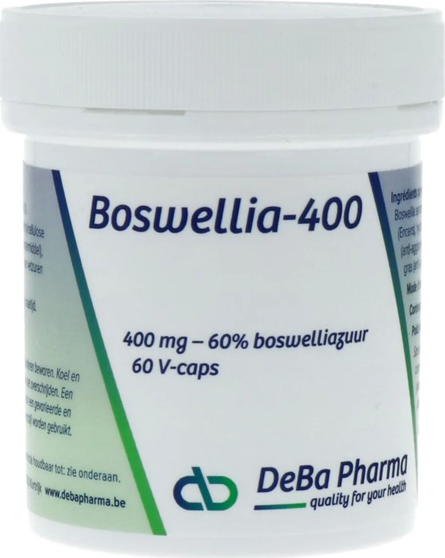 DeBa Pharma Boswellia 400mg Capsules 60VCP