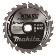 Makita E-08682 Cirkelzaagblad Hout | Efficut | 185 x 30 mm | 24-tands