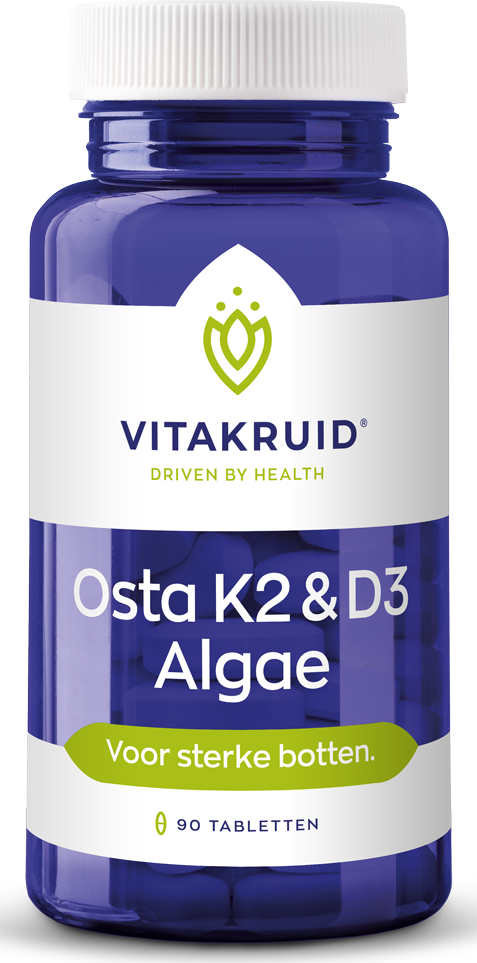 Vitakruid Osta K2 & D3 Algae 90 tabletten