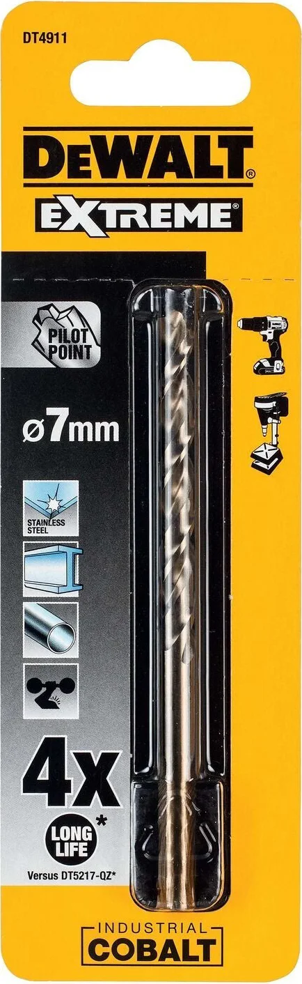 DeWALT DT4911 Industrial Cobalt Boor HSS 7.0mm
