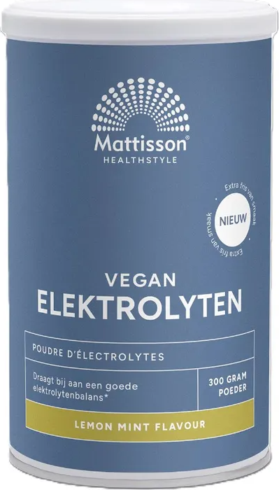 Mattisson HealthStyle Elektrolyten Poeder Lemon-Mint 300GR