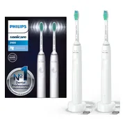 Philips Sonicare Elektrische Tandenborstel Series 3100 Wit Duopack HX3675/13 2 stuks
