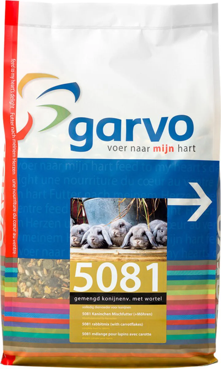 Garvo Gemengd Konijnenvoer met Wortel 4 kg