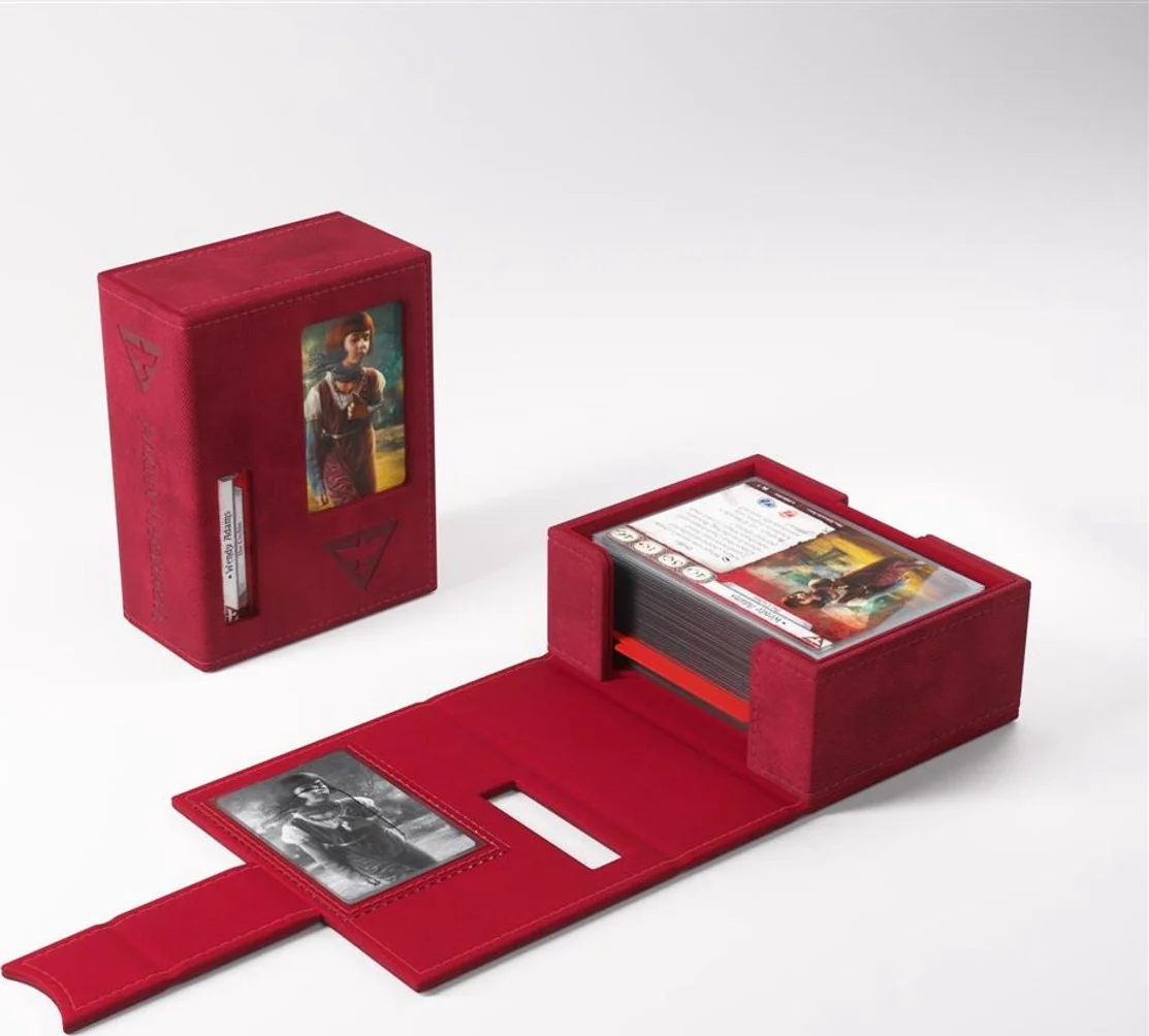 Arkham Horror Investigator Deck Box Survivor Red