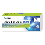 Sanias Loratadine 10 mg 30 tabletten