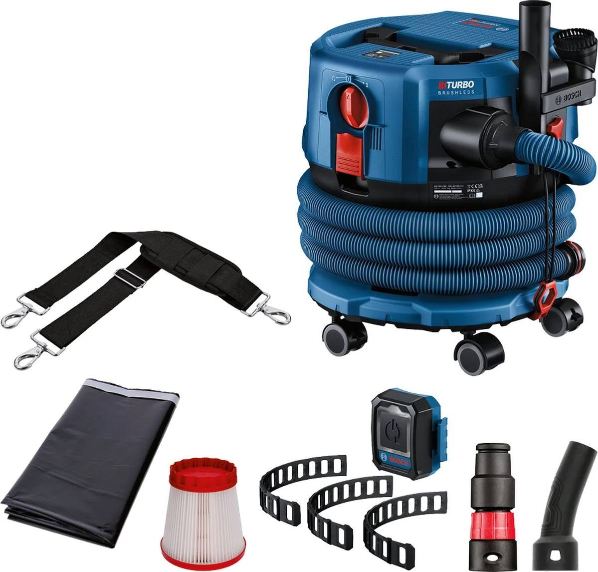 Bosch Professional GAS 18V-12 MC Accu Nat- en Droogstofzuiger 18V Basic Body - 06019K2000