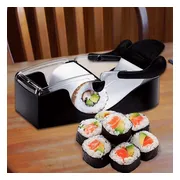 MikaMax Easy Sushi Maker – Zelf Sushi Maken – Sushi Roller – Inclusief 6 Recepten – Compact – Vaatwasserbestendig – 20x10x7 cm