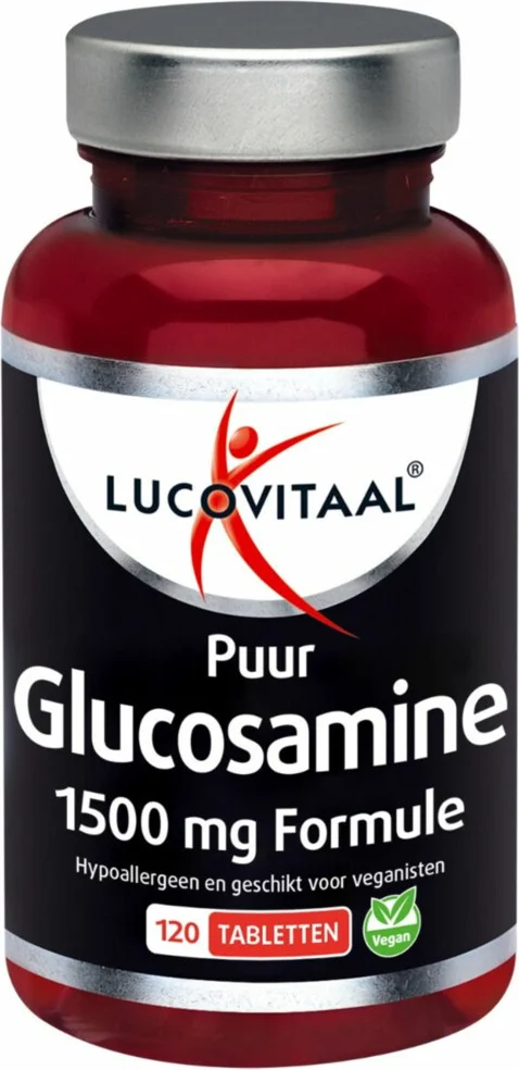 3x Lucovitaal Glucosamine Puur 1500 mg formule 120 tabletten