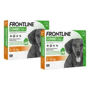 2x Frontline Combo Spot On Anti Vlooien en Teken Druppels Hond 2 - 10 kg 3 pipetten