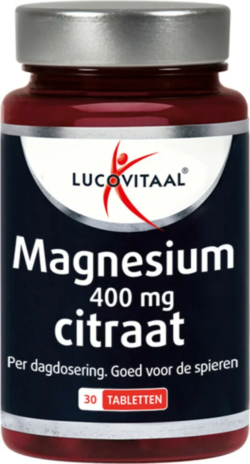 4x Lucovitaal Magnesium Citraat 400mg 30 tabletten