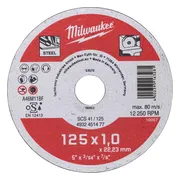 Milwaukee Dunne metaal snijschijf, contractor series SCS 41/125 x 1 x 22 mm opdrachtnemer series - 4932451477