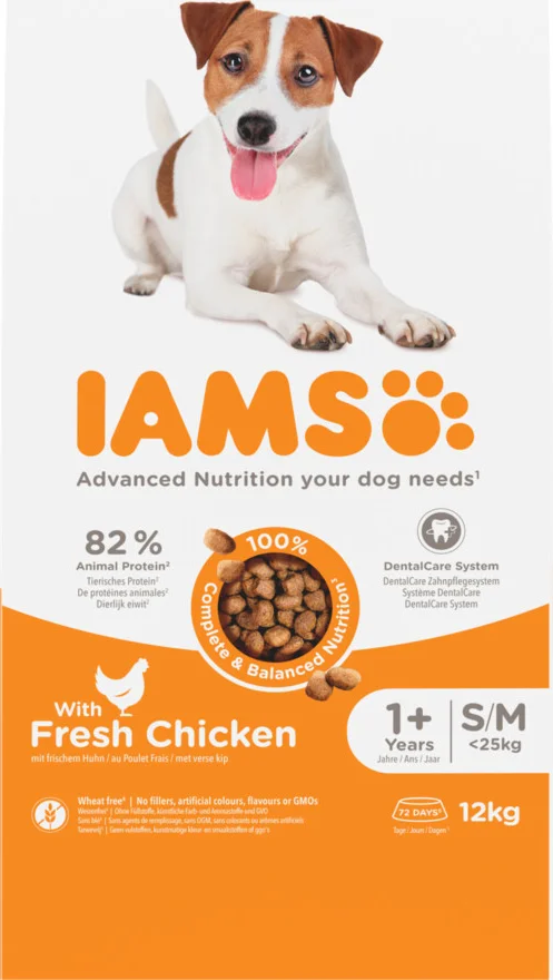 IAMS Dog Adult Small - Medium Kip 12 kg