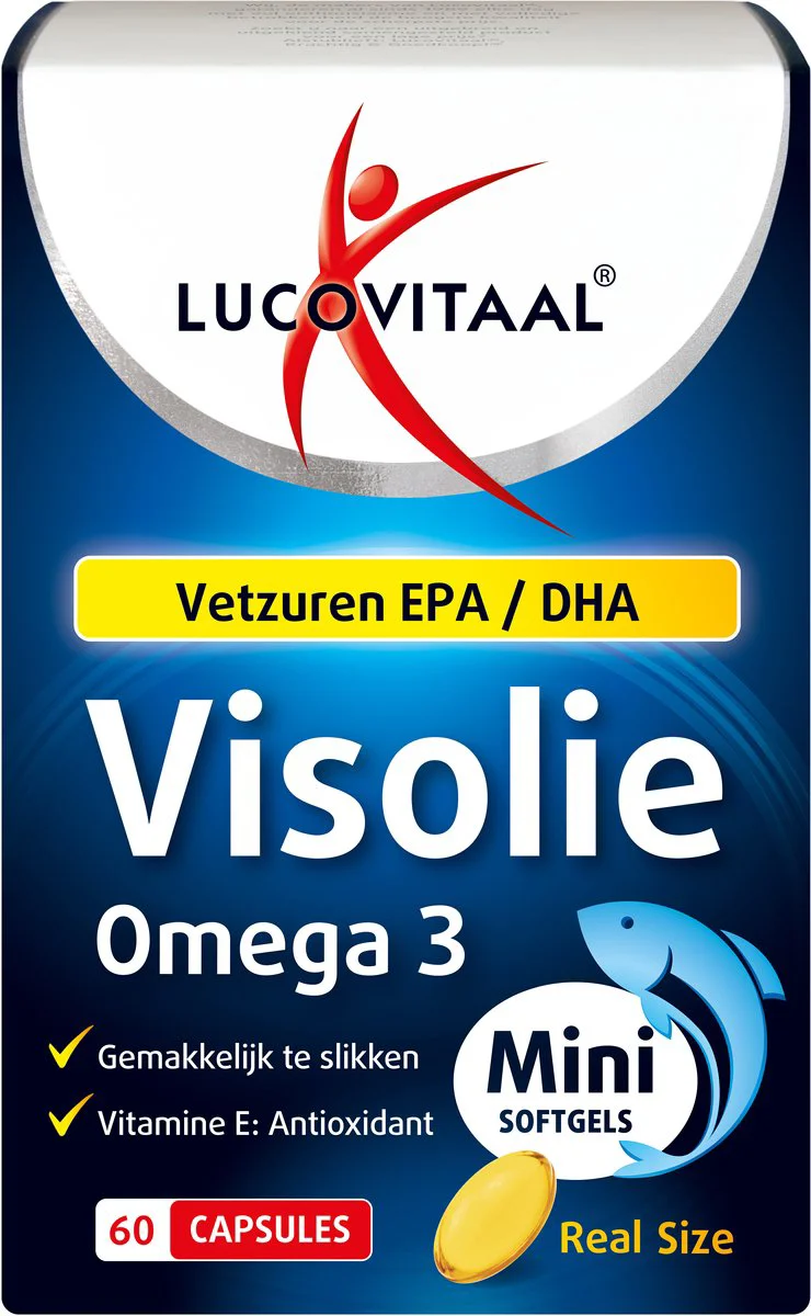 Lucovitaal Visolie Omega 3 mini softgels 60 softgels