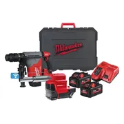 Milwaukee M18 FUEL™ ONEFHPX DEL-552C ONE-KEY™ Accu combihamer SDS-Plus 5,0J + snelwisselboorkop + stofafzuiging 18V 5.5Ah in HD-Box - 4933478498