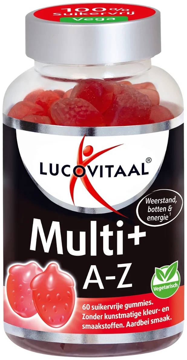 Lucovitaal Vitamine Gummies Multi+ A tot Z 60 Gummies