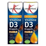 2x Lucovitaal Vitamine D3 Druppels Familie 50 ml