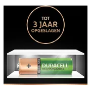 10x Duracell Oplaadbare Batterijen Plus AA 4 stuks