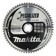 Makita B-42391 Afkortzaagblad Hout (noest/spijker) | Embedded Tip | 260 x 30 mm | 64-tands