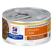 Hill's Prescription Diet c/d Multicare Urinary Care Stoofpotje Kattenvoer Nat Kip & Groenten 82 gr