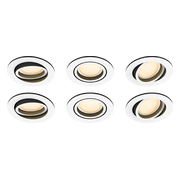 Philips Hue Milliskin inbouwspot White Ambiance - rond - Wit - 6-pack