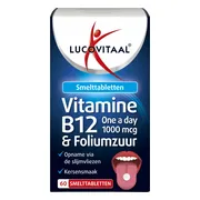 2x Lucovitaal Vitamine B12 & Foliumzuur 60 smelttabletten