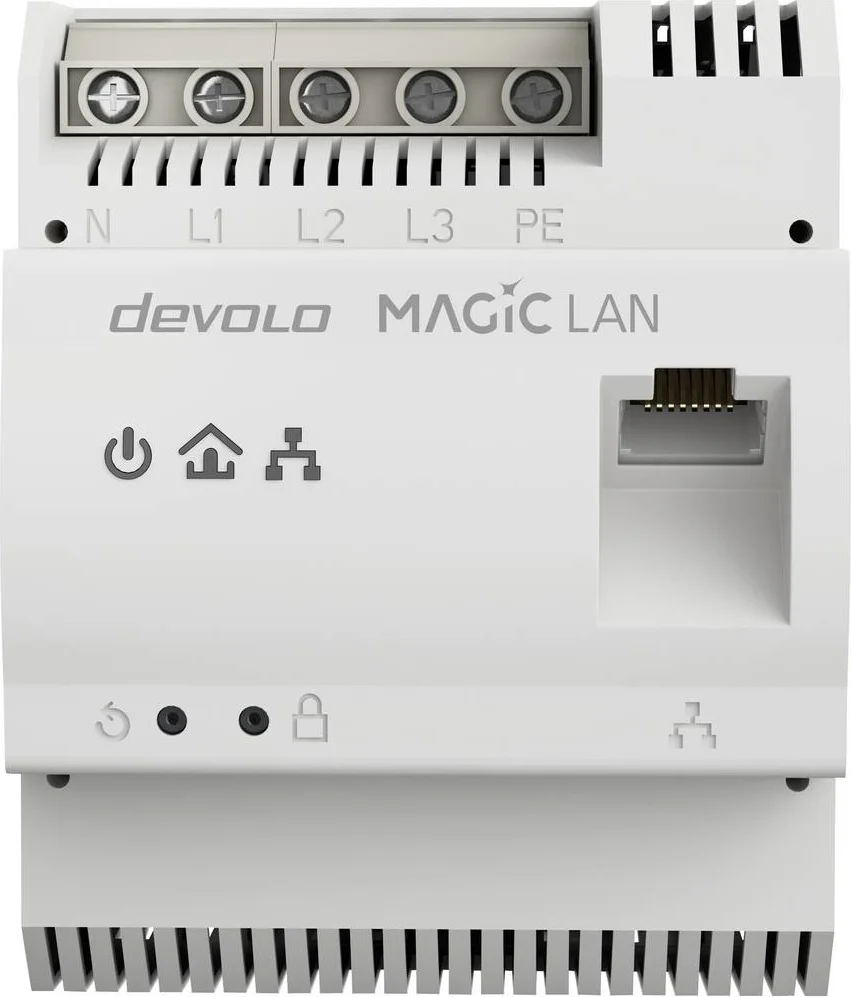 devolo Magic 2 LAN DINrail - Powerline adapter - 2400 Mbit/s -1-pack / Wit