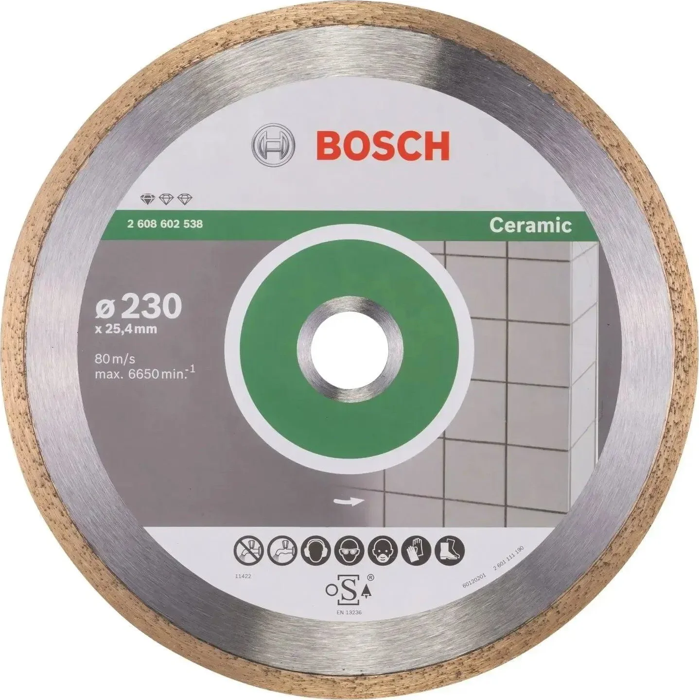 Bosch Professional Standard for Ceramic Diamantdoorslijpschijf 230x25,4mm - 2608602538